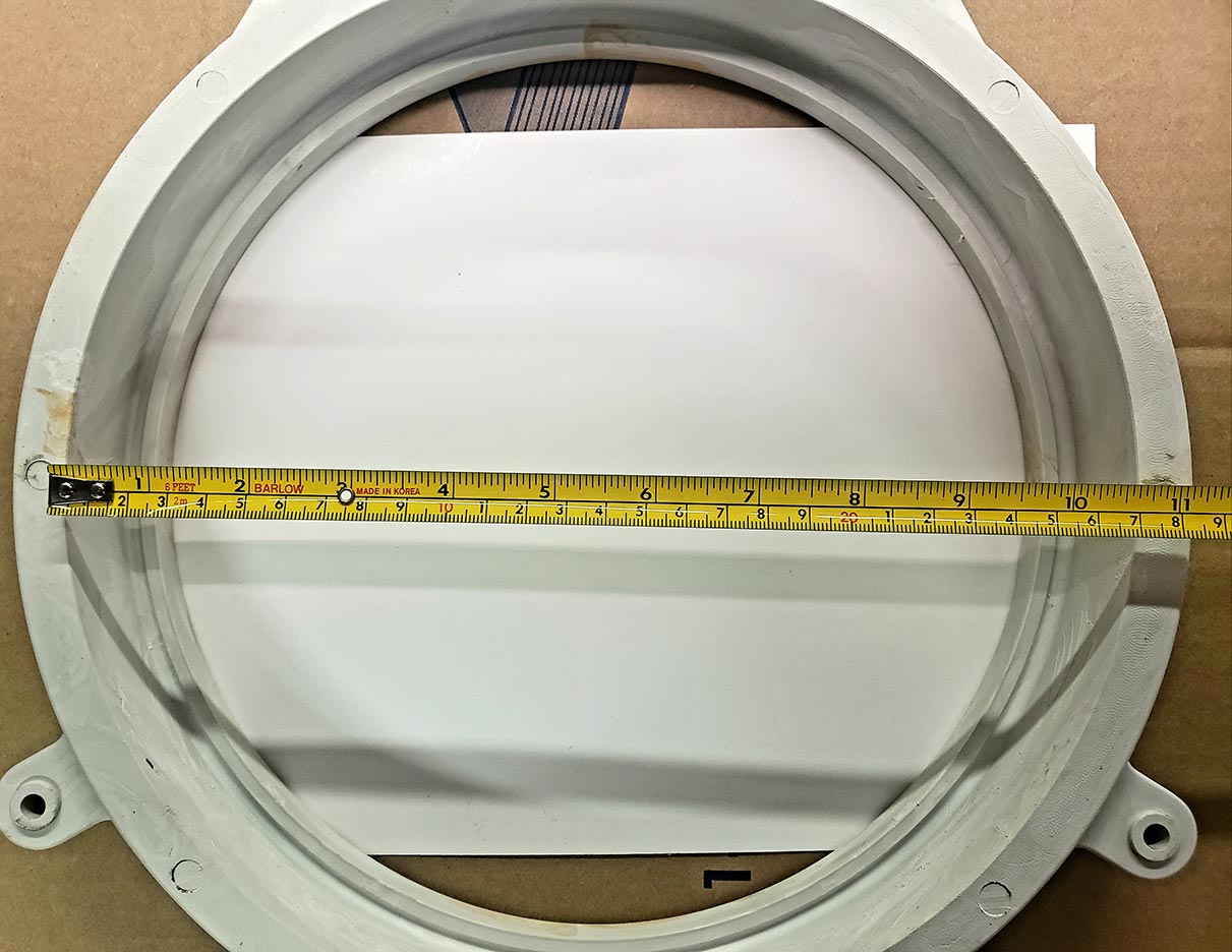 Hybrid OTD Pro-Option HD 10" Alloy PVC Conduit Tube Door Assembled Work Ready Door. Engineered for 10" Schedule 40 PVC Applications. 10" PVC Design KACO products require no drilling Extreme Weather Condition Performance. 